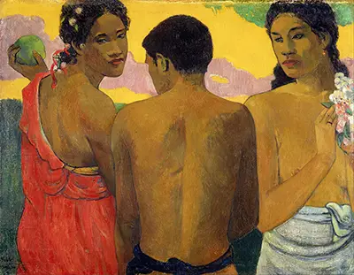 Three Tahitians Paul Gauguin